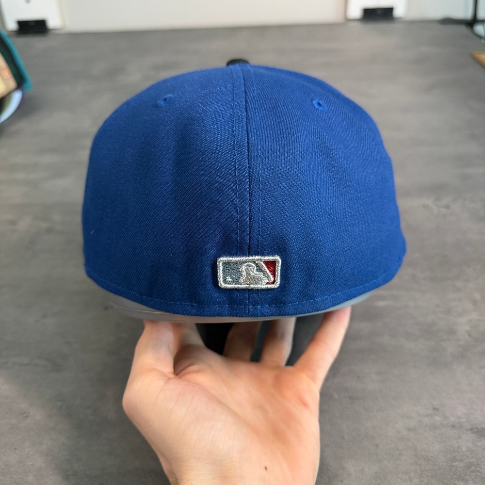 Hat Club Seattle Mariners New Era‎ Cap 7 1/2 Blue Black 59Fifty Silver Metallic - Picture 4 of 7
